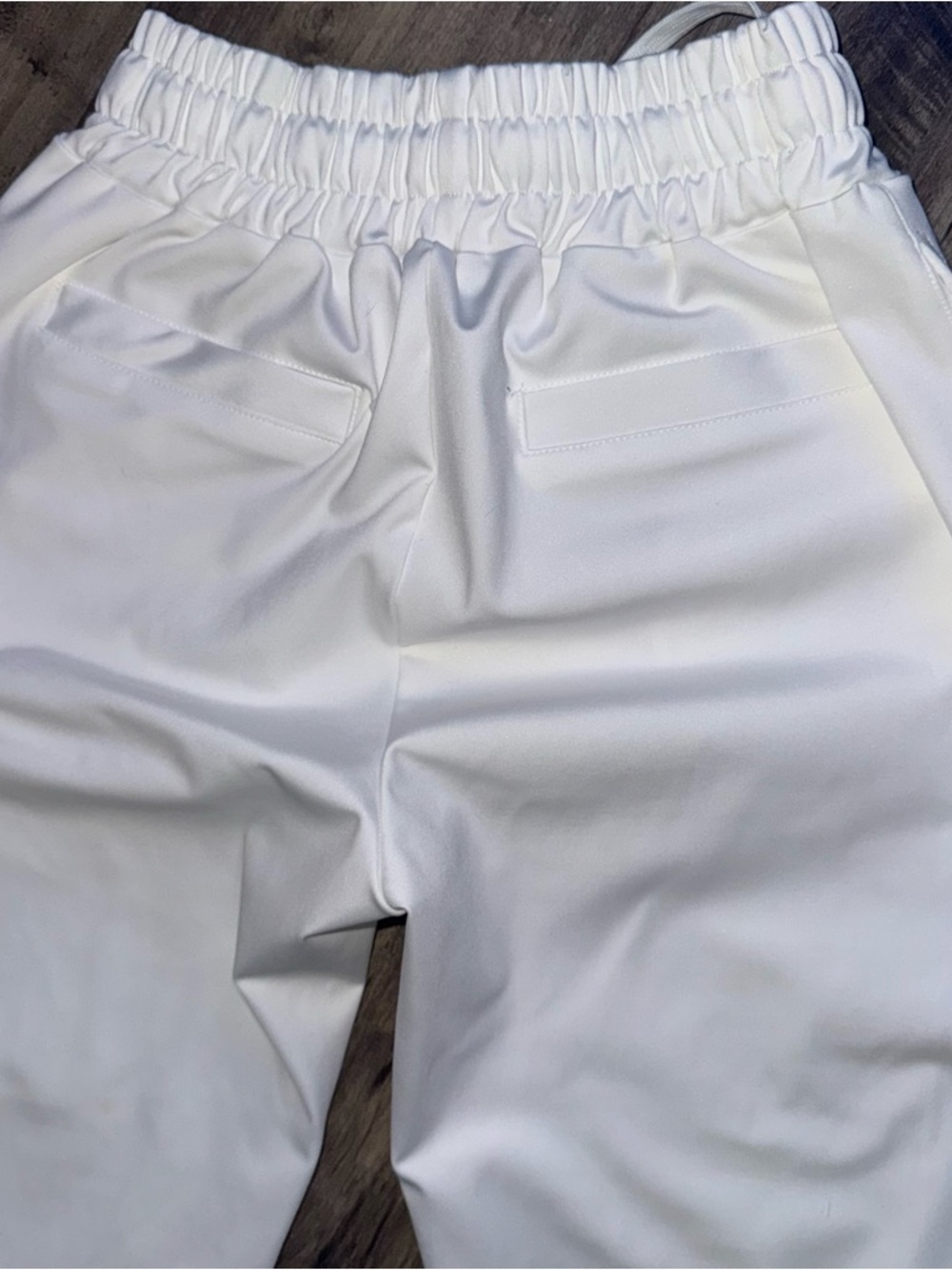 Manière De Voir White Cargo Jogger Pants Size 4 NWOT Luxe Streetwear - Picture 5 of 8